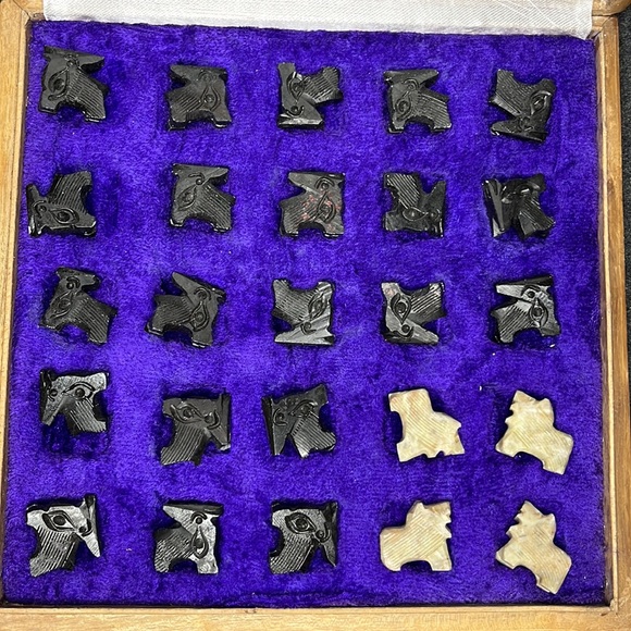 Vintage, stone Gomoku board - Picture 6 of 9